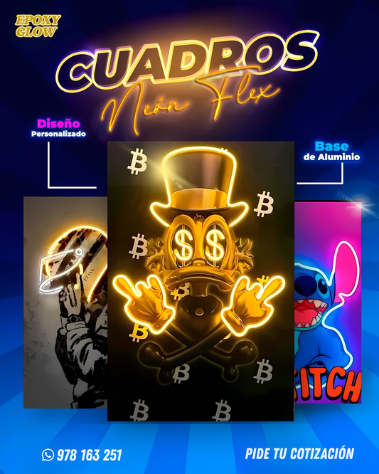 CUADROS NEON FLEX