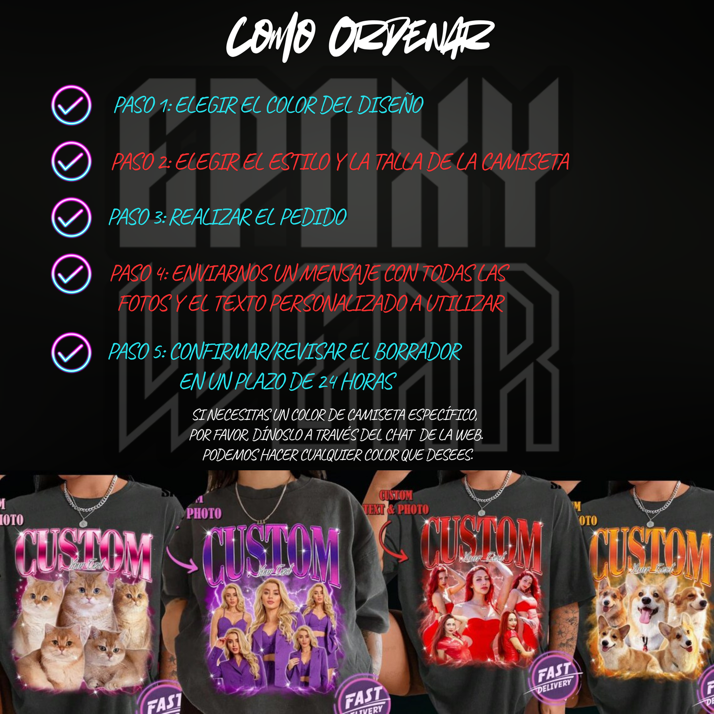 POLOS CON FOTOS PERSONALIZADOS