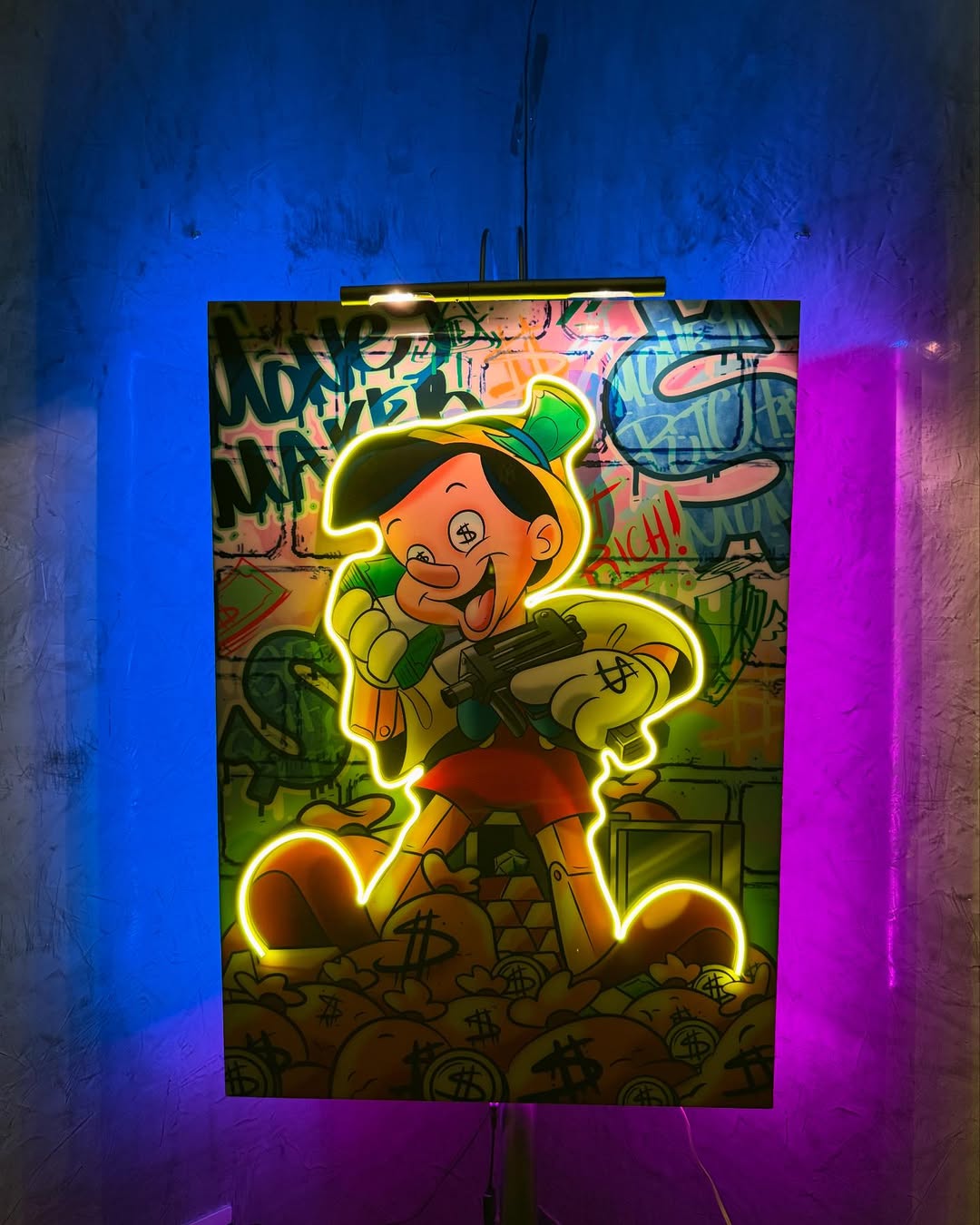 Cuadros en Resina Epóxica y Neon Flex (PREMIUM)